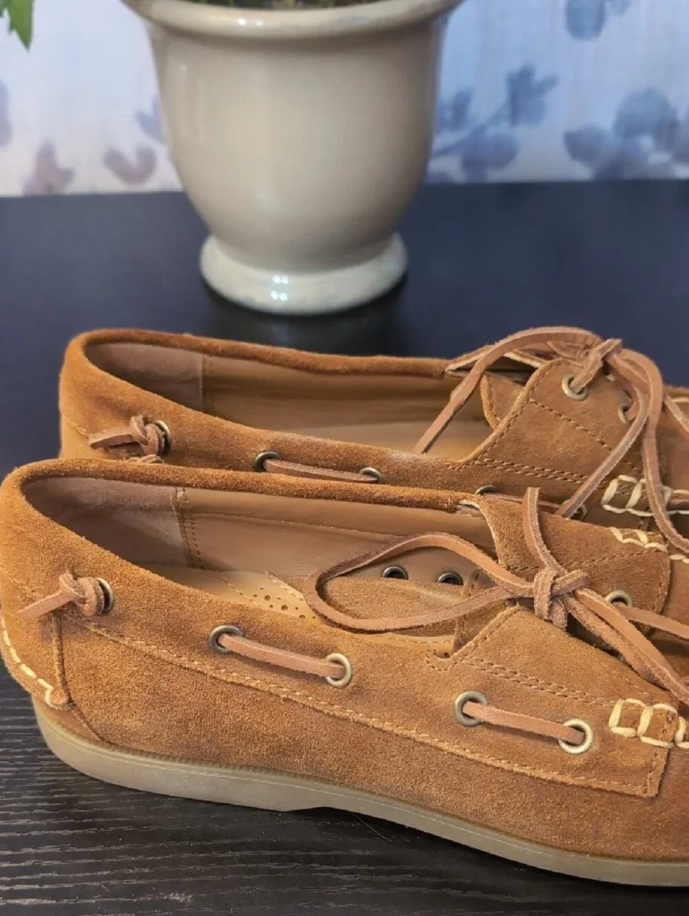 Polo Ralph Lauren tan suede